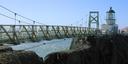 The Point Bonita Lighthouse guides ships from the Pacific into San Francisco Bay.